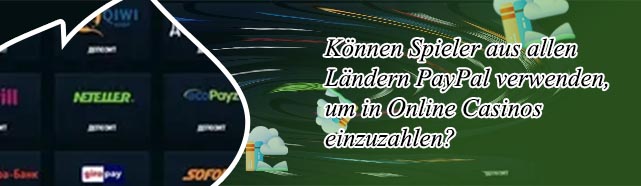 Casino online paypal deposit