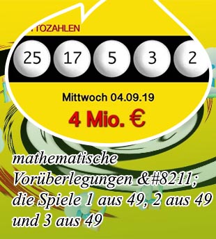Lotto 6 aus 49 gewinnchance