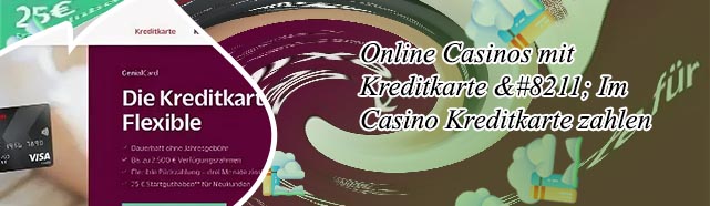 Online casinos kreditkarte